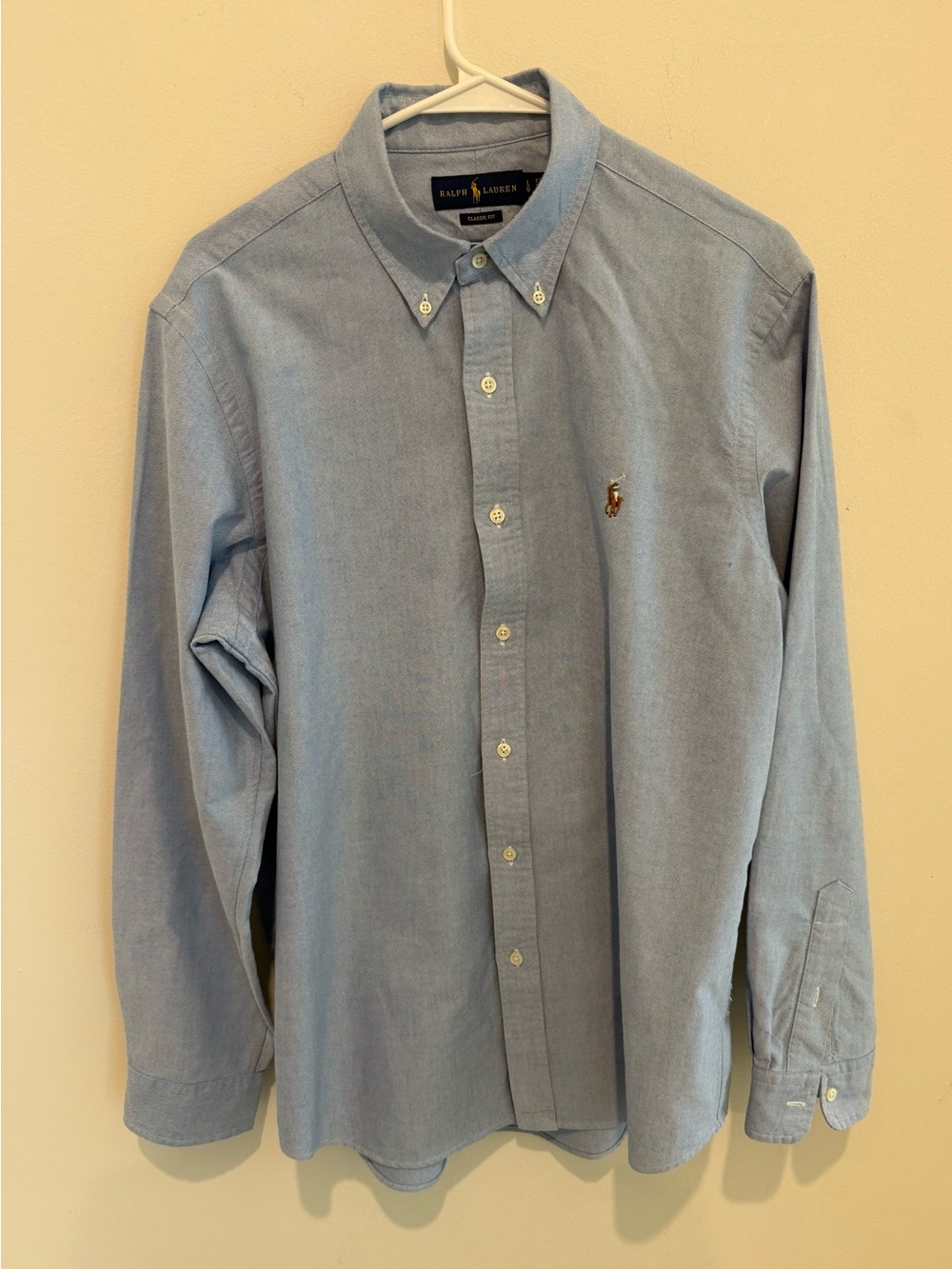 Ralph Lauren Men’s Light Blue Button-Down Oxford Shirt